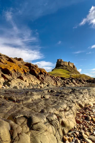 Lindisfarne kasteel — Stockfoto