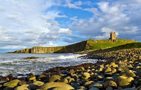 Dunstanburgh udde — Stockfoto