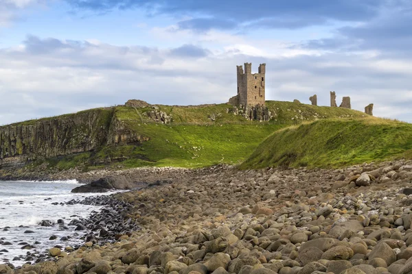 Dunstanburgh 城堡 — 图库照片