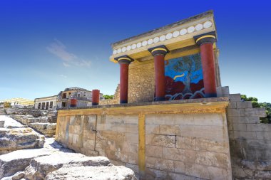 Knossos palace clipart