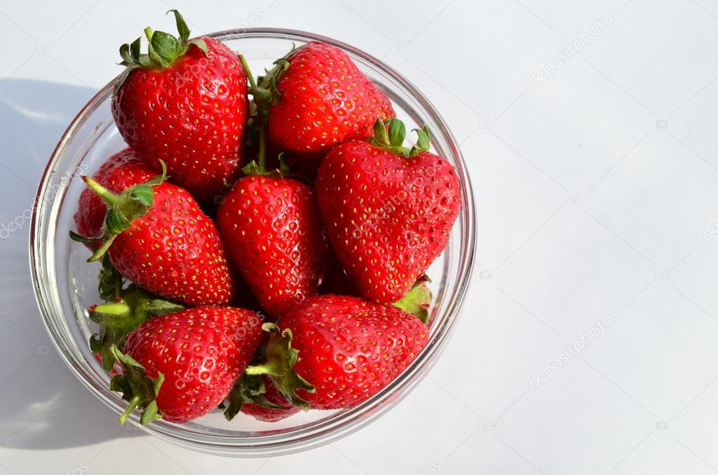 Strawberries in sunlight
