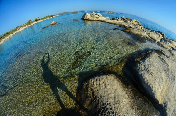 Paisaje marino de ojo de pez 4 — Foto de Stock