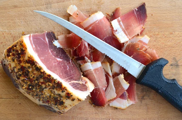 Zeer pittig prosciutto 5 — Stockfoto