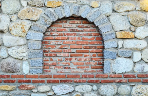 Stone and brick wall — Stock Photo, Image