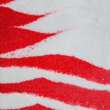 Kırmızı ve beyaz kum arka plan