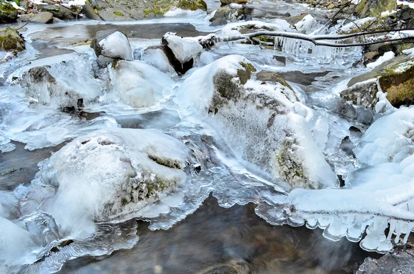 Cascada de hielo — Foto de Stock