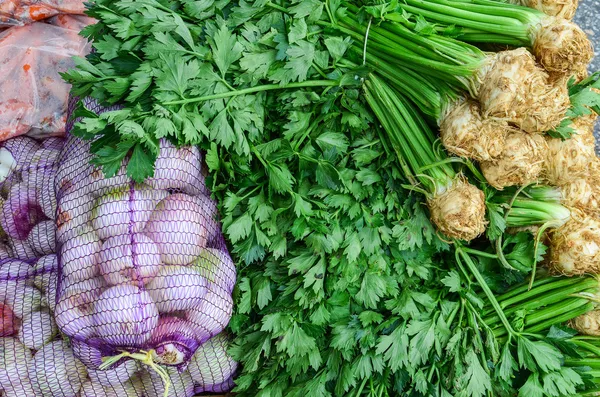 Celery and onion — Stock Photo, Image