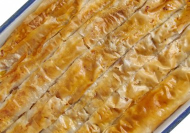 Traditional bulgarian pumpkin pastry - banitza clipart