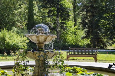 büyük balon, dekoratif fontain