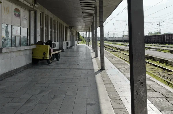 旧站的铁路 — 图库照片