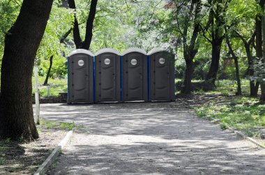 Portable public toilets
