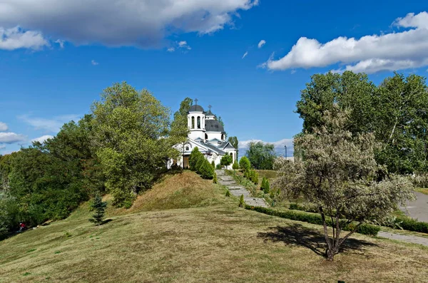 Modern Mimarisi Çan Kulesi Drujba Sofya Bulgaristan Bir Kilise Olan — Stok fotoğraf