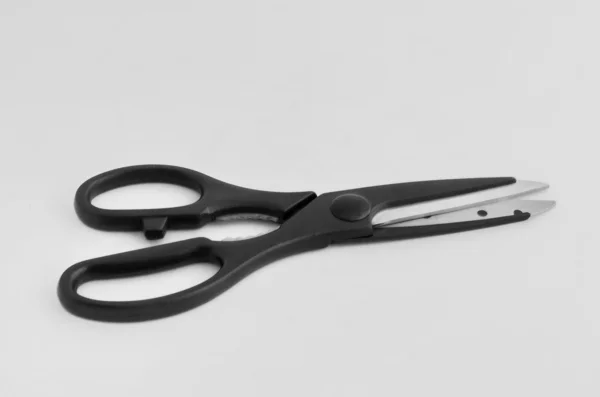 Big black handle scissors — Stock Photo, Image