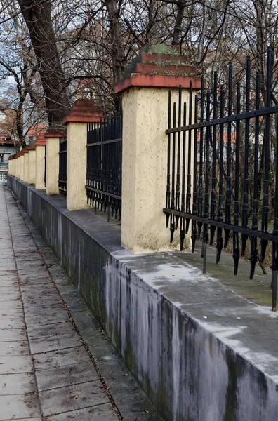 Sofia Bulgaria February 2020 February Fences Kanka Rifle Barrels Surround — Stock Photo, Image