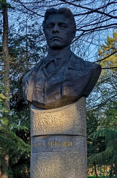 Sofia Bulgarien April 2018 Denkmal Für Den Bulgarischen Nationalhelden Vasil — Stockfoto