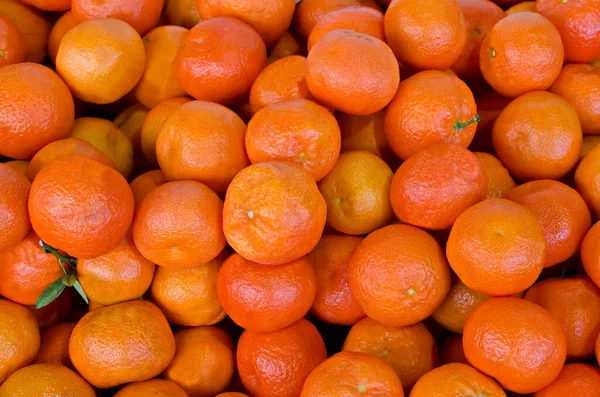 Background Pile Fresh Ripe Tangerine Fruits Sofia Bulgaria — Stock Photo, Image