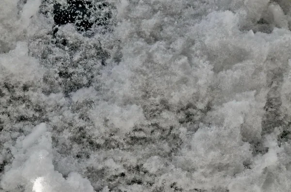 Φυσικό Αυθεντικό Χιόνι Χειμώνα Σόφια Βουλγαρία — Φωτογραφία Αρχείου
