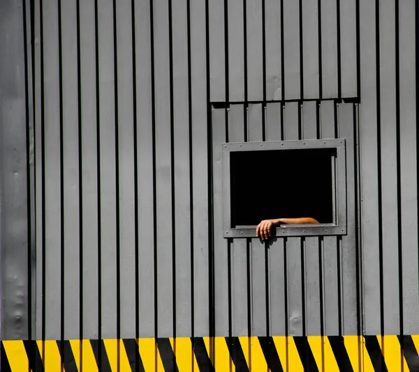 adamın kolunu pencereden dışarı