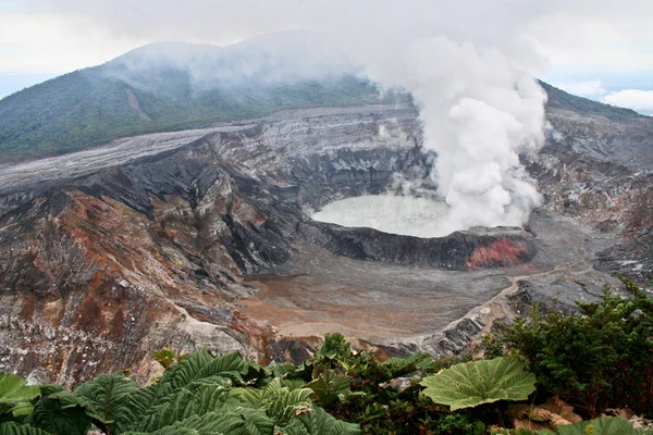 ΠΟΑΣ ηφαίστειο, Κόστα Ρίκα Εικόνα Αρχείου