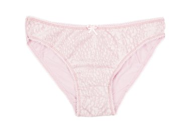 bir kadın Pamuk külot dantel ile pembe