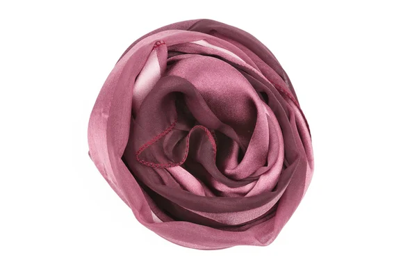 Una sciarpa di seta viola associata rosa — Foto Stock