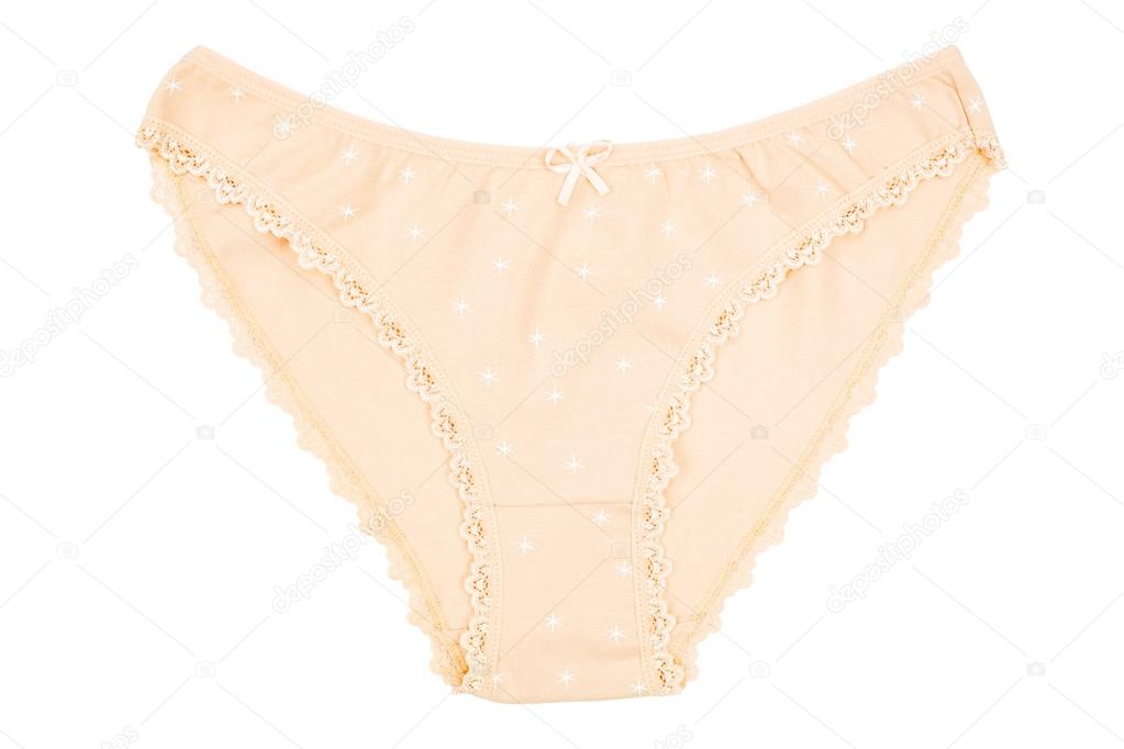 A women's cotton panties beige flowered — Stock Photo © arck 47428713