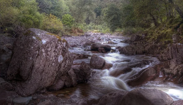 Řeka peřejí, Skotsko — Stock fotografie