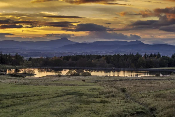 Splendido tramonto in Scozia — Foto Stock
