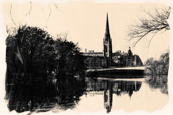 Captura abstracta de Perth en Escocia — Foto de Stock