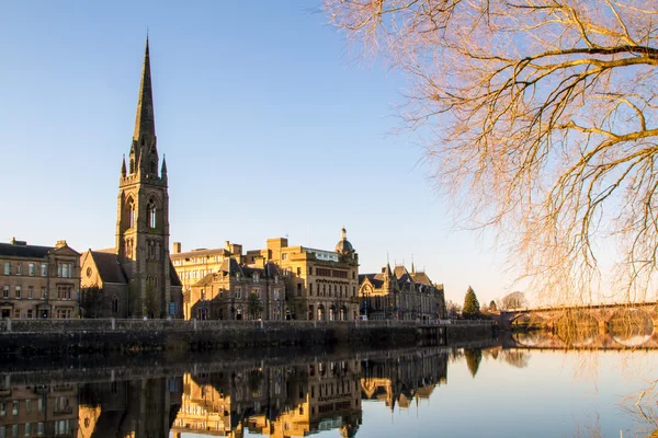 El río Tay en Perth Escocia —  Fotos de Stock