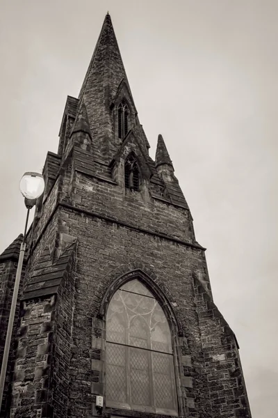 Uma antiga igreja cristã escocesa — Fotografia de Stock