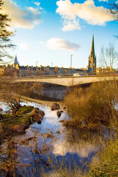 Afternoon sun on the River Tay — Stock Photo, Image