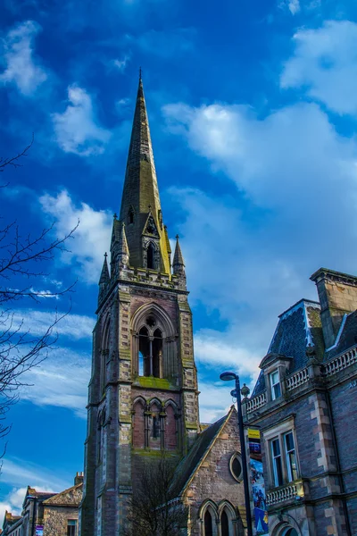 Sunshine on A church in Perth Scotland — Stock Photo, Image