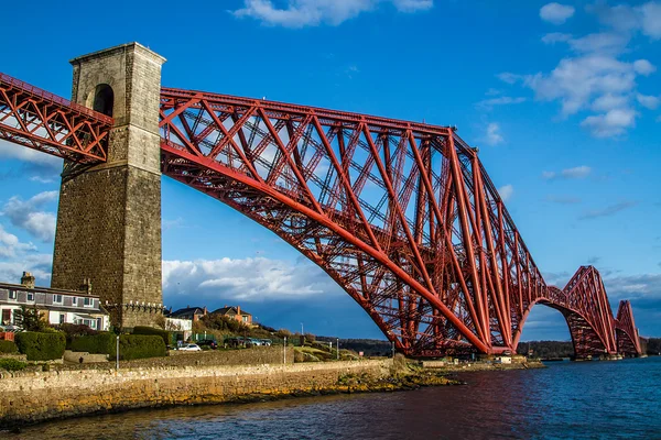 Dalej kolejowy most w Szkocji — Zdjęcie stockowe
