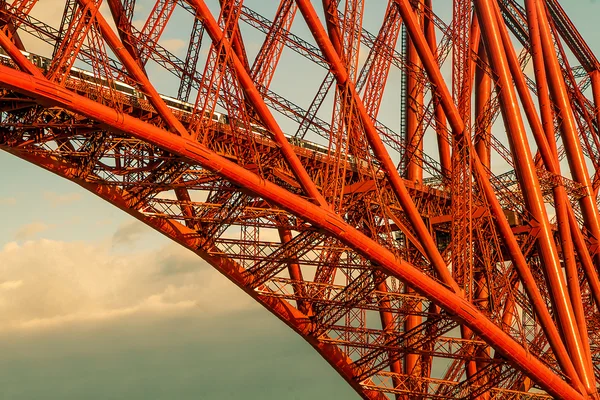 Forth Rail Bridge Detailed — Stock Photo, Image