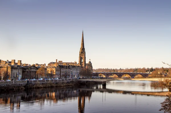 Río Tay en Perth Escocia —  Fotos de Stock