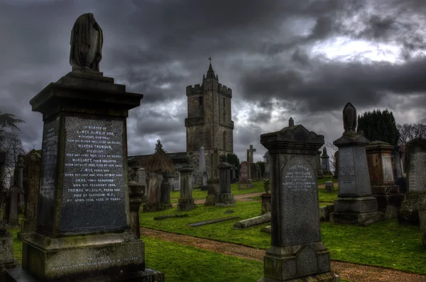 Cemitério do Castelo Stirling — Fotografia de Stock