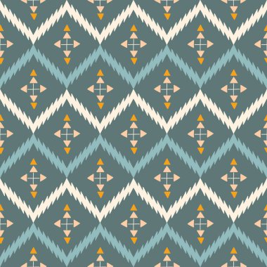 El Kaplama Yeryüzü Tonları Yıldırım Vektörü Kusursuz Kalıp. Navajo Grafik Yazdırma. Aztek Geometrik Arkaplanı. Etnik Boho Çizgileri Tasarımı Tekstil ve Kumaş için mükemmel