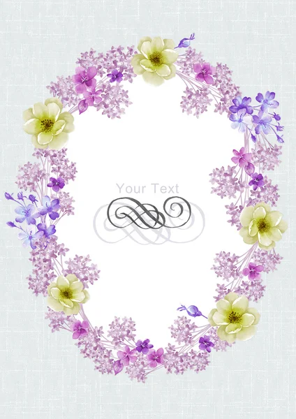 Ilustración floral acuarela — Foto de Stock