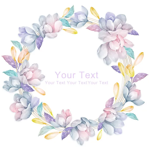 çiçeklerden yapılmış daire