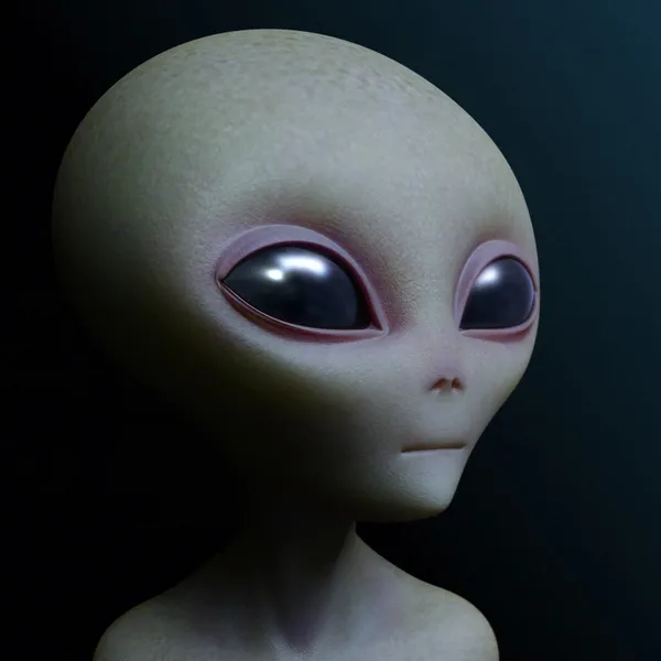 Gray alien — Stock Photo, Image