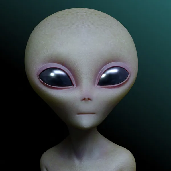 3D alien — Stockfoto