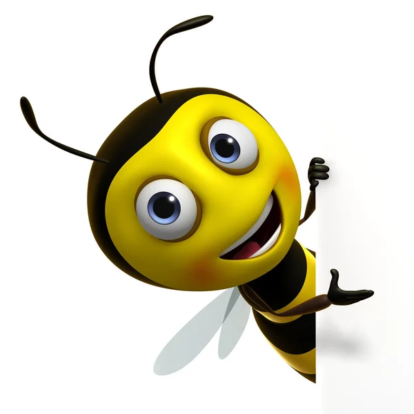 Симпатичная пчела — стоковое фото