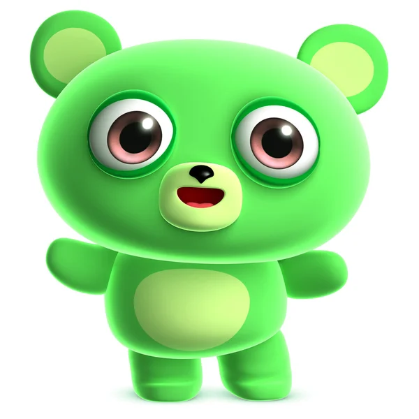 Green bear — Stock Photo, Image