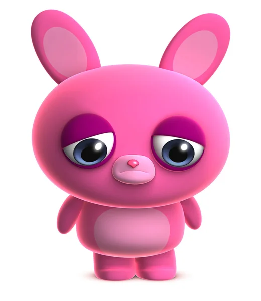 Pink rabbit — Stock Photo, Image