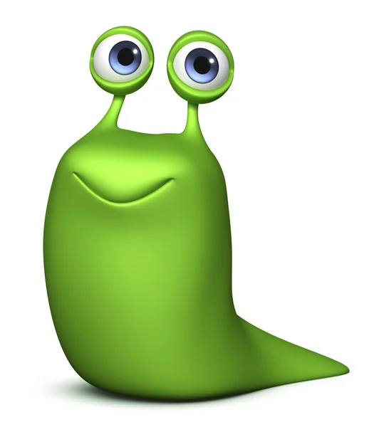 Schattig groene alien — Stockfoto