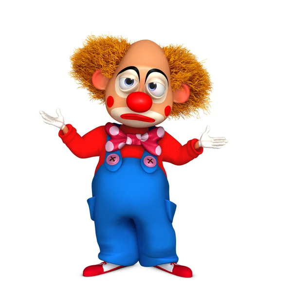 Clown cartone animato — Foto Stock