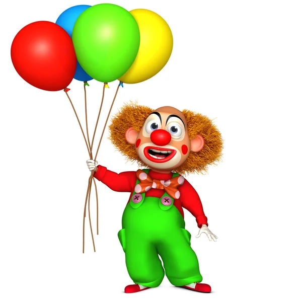 3d clown — Stock Photo, Image