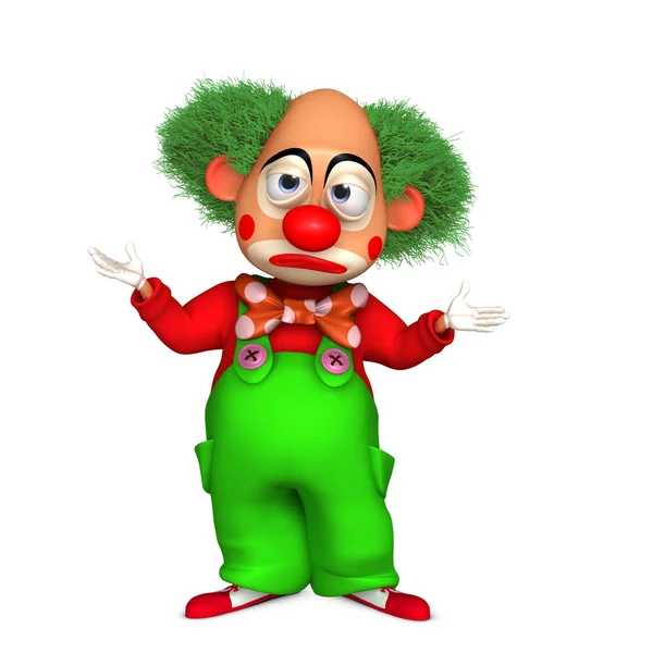 Clown cartone animato — Foto Stock