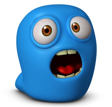 çizgi film canavarı